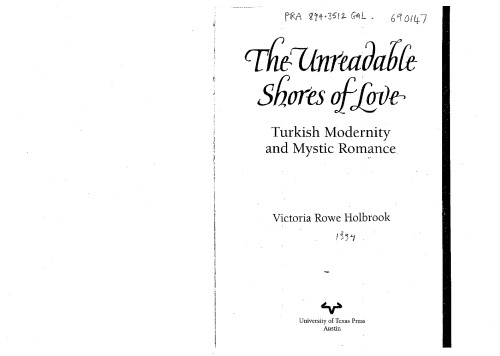 The Unreadable Shores of Love: Turkish Modernity and Mystic Romance
