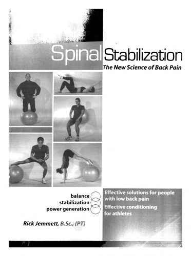 Spinal Stabilization: The New Science of Back Pain