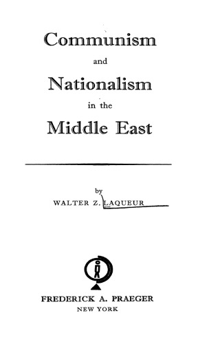 Communism and Nationalism in the Middle East