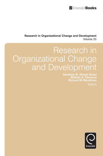 Research in Organizational Change and Development