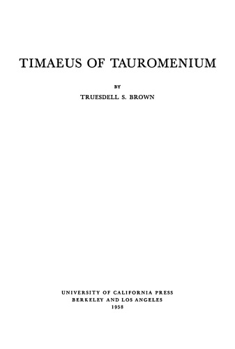 Timaeus of Tauromenium