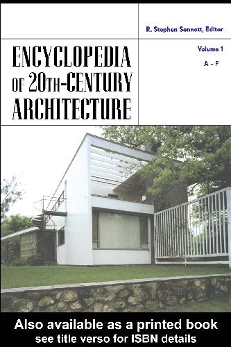 Encyclopedia of 20th Centure Architecture