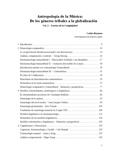 Antropología de la Música: De los géneros tribales a la globalización