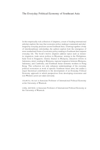 The Everyday Political Economy of Southeast Asia