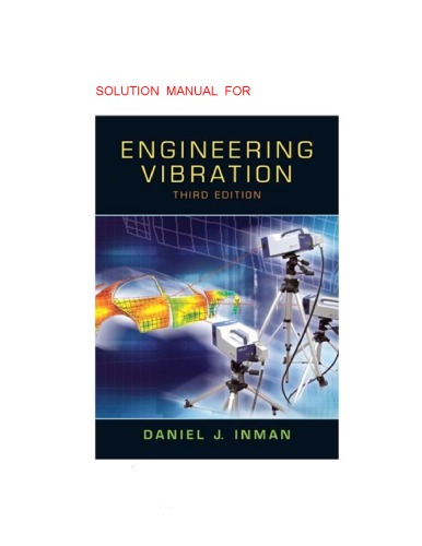 Engineering Vibration. Solution Manual