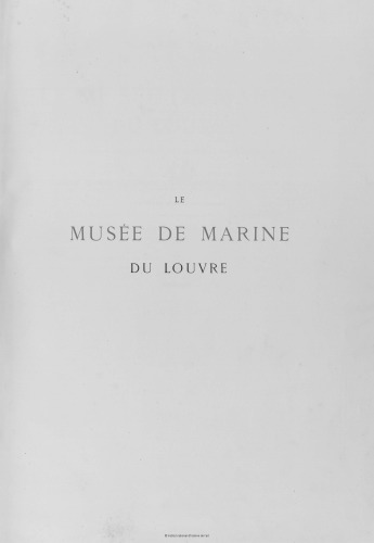 Le Musée de Marine du Louvre