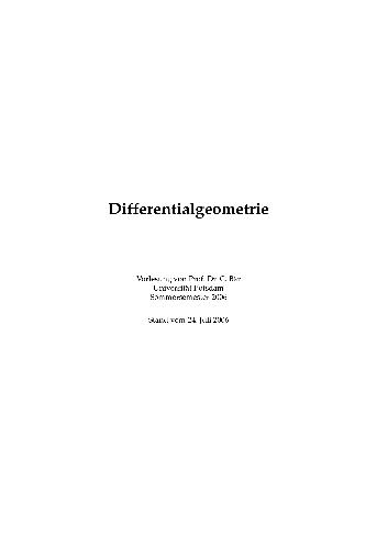 Differentialgeometrie 004