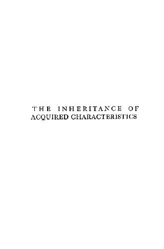 The inheritance of acquired characters