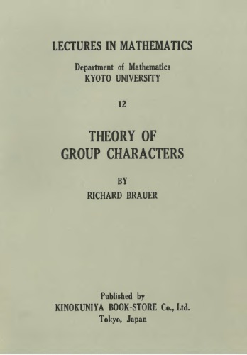 Theory of Group Characters