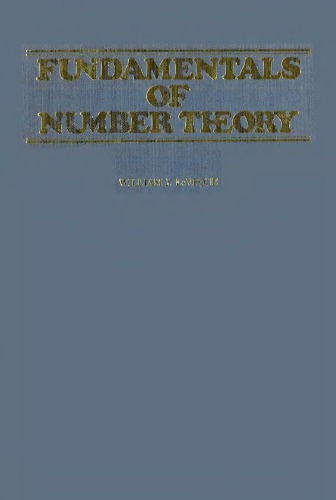 Fundamentals of number theory