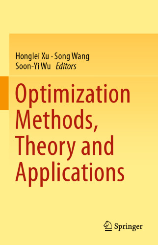 Optimization Methods, Theory and Applications