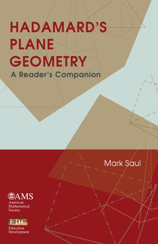 Hadamard's Plane geometry. A reader's companion