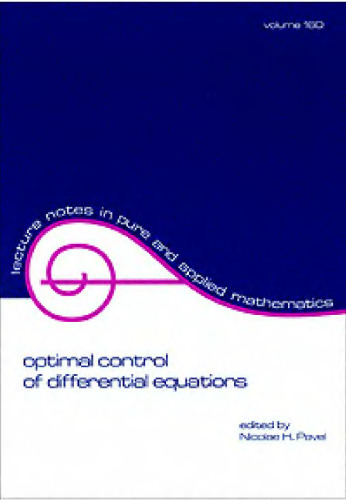 Optimal control of differential equations : a festschrift in honor of Constantin Corduneanu