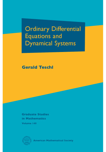Ordinary differential equations and dynamical systems