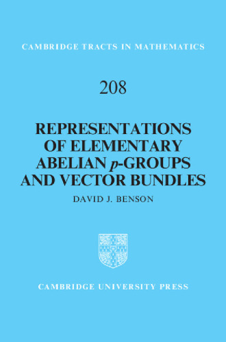 Representations of Elementary Abelian p-Groups and Vector Bundles