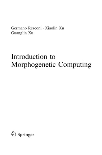 Introduction to Morphogenetic Computing
