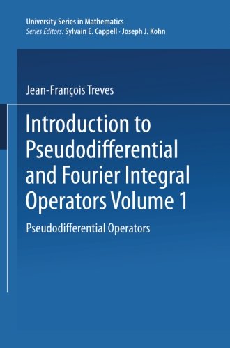 Introduction to pseudodifferential and Fourier integral operators, vol.1