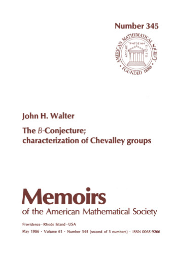 The B-Conjecture: Characterization of Chevalley Groups