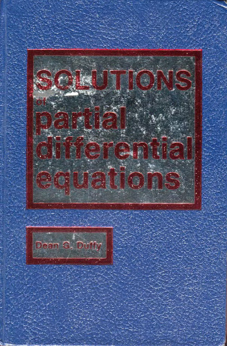 Solutions of Partial Differential Equations