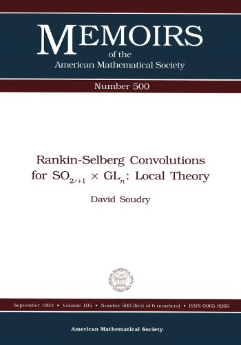 Rankin-selberg convolutions for SO2/ 1xGLn:Local theory