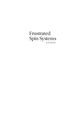 FRUSTRATED SPIN SYSTEMS (2ND EDITION)