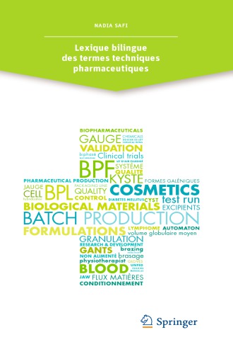 Lexique bilingue des termes techniques pharmaceutiques