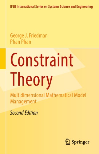Constraint theory : multidimensional mathematical model management