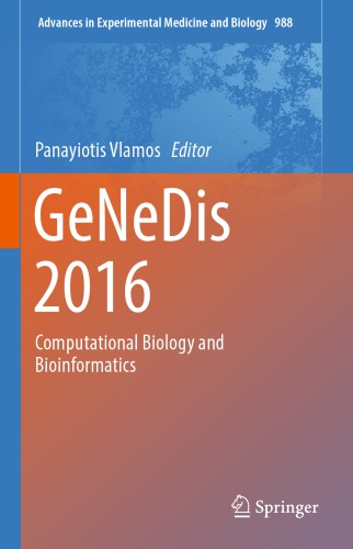Genedis 2016 Computational Biology and Bioinformatics
