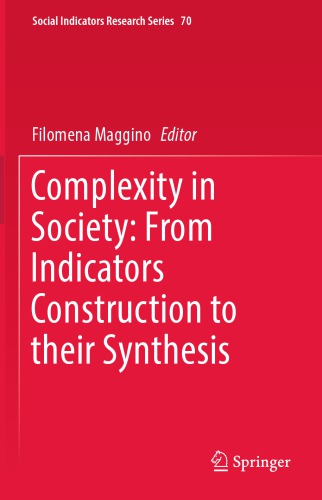 Complexity in Society: From Indicators Construction to their Synthesis
