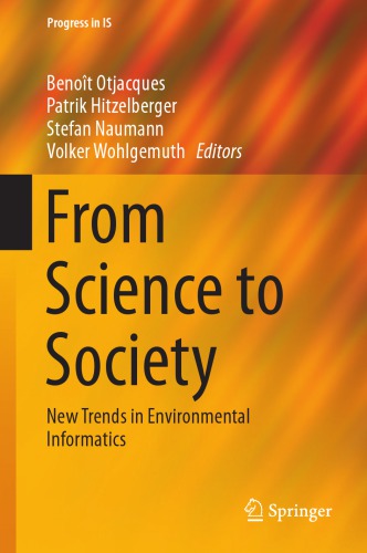 From science to society : new trends in environmental informatics