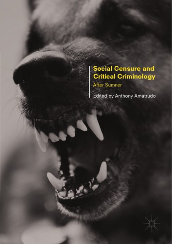 Social Censure and Critical Criminology : After Sumner