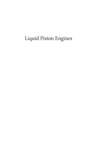 Liquid piston engines