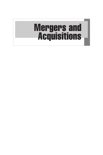 Mergers and acquisitions