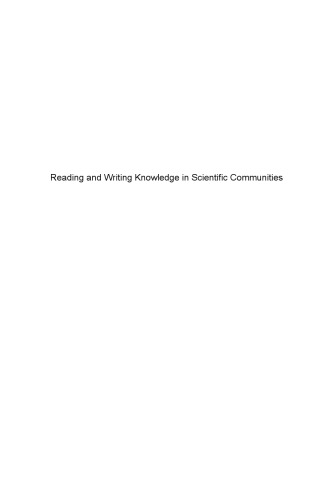 Reading and writing knowledge in scientific communities : digital humanities and knowledge construction
