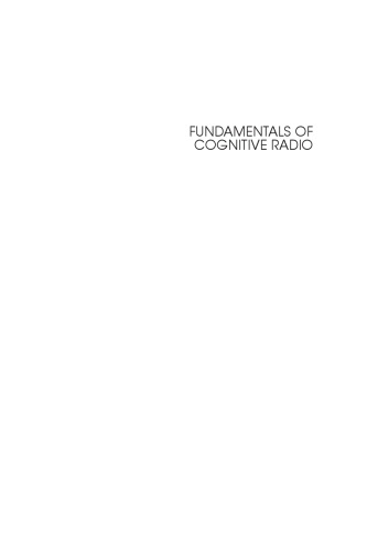 Fundamentals of cognitive radio