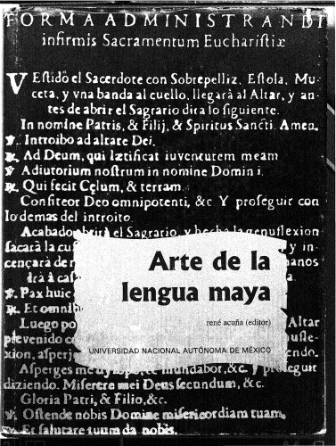 Arte de la lengua maya