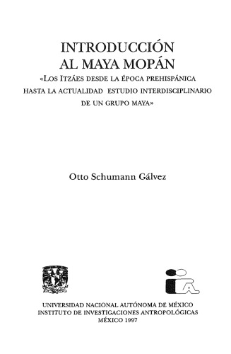 Introducción al Maya Mopan. 