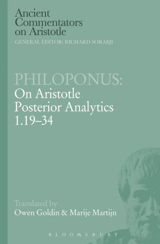 Philoponus: On Aristotle Posterior Analytics 1.19-34