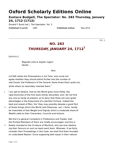 The Spectator. Volume III