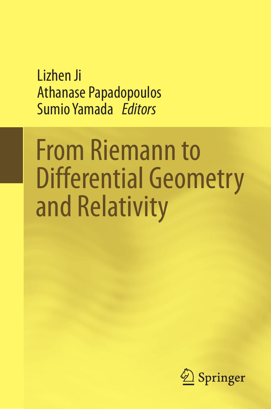 From Riemann to differential geometry and relativity