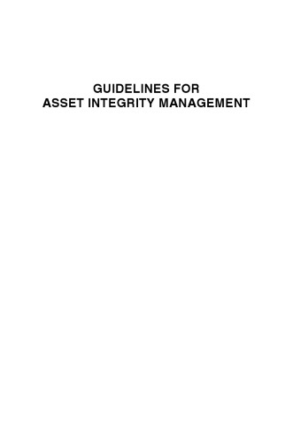 Guidelines for Asset Integrity Management