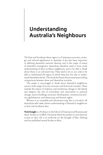 Understanding Australia’s Neighbours: An Introduction to East and Southeast Asia