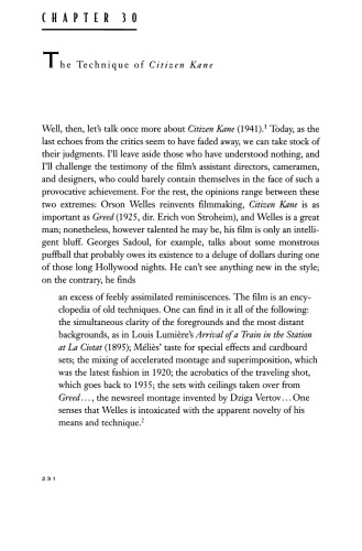 The Technique of Citizen Kane