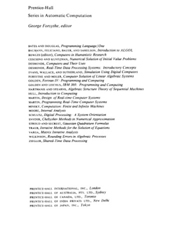 Computation: Finite and Infinite Machines