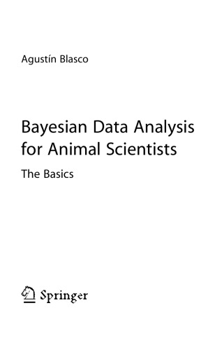 Bayesian Data Analysis for Animal Scientists