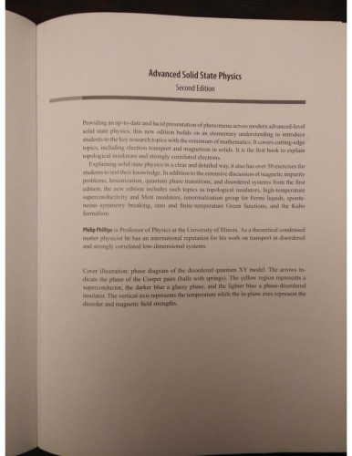 Advanced Solid State Physics