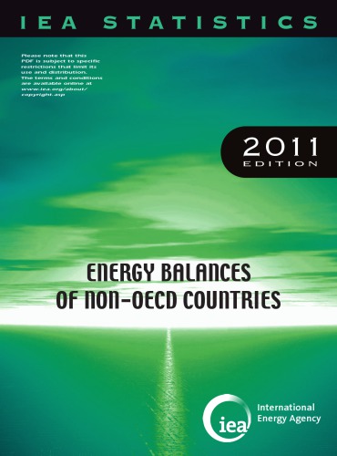 Energy Statistics of Non-Oecd Countries.