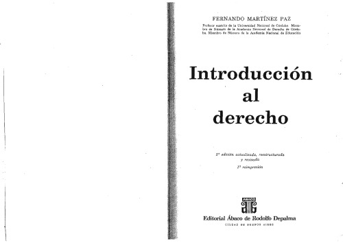Introduccion al Derecho