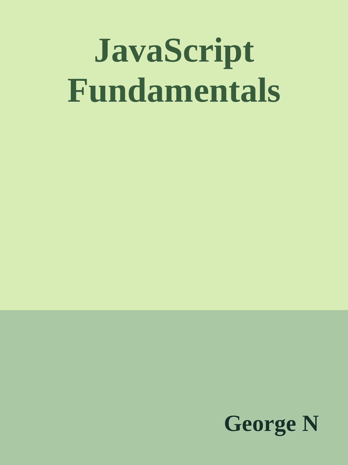 JavaScript Fundamentals
