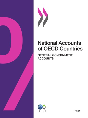 National Accounts of OECD Countries, General Government Accounts 2011.